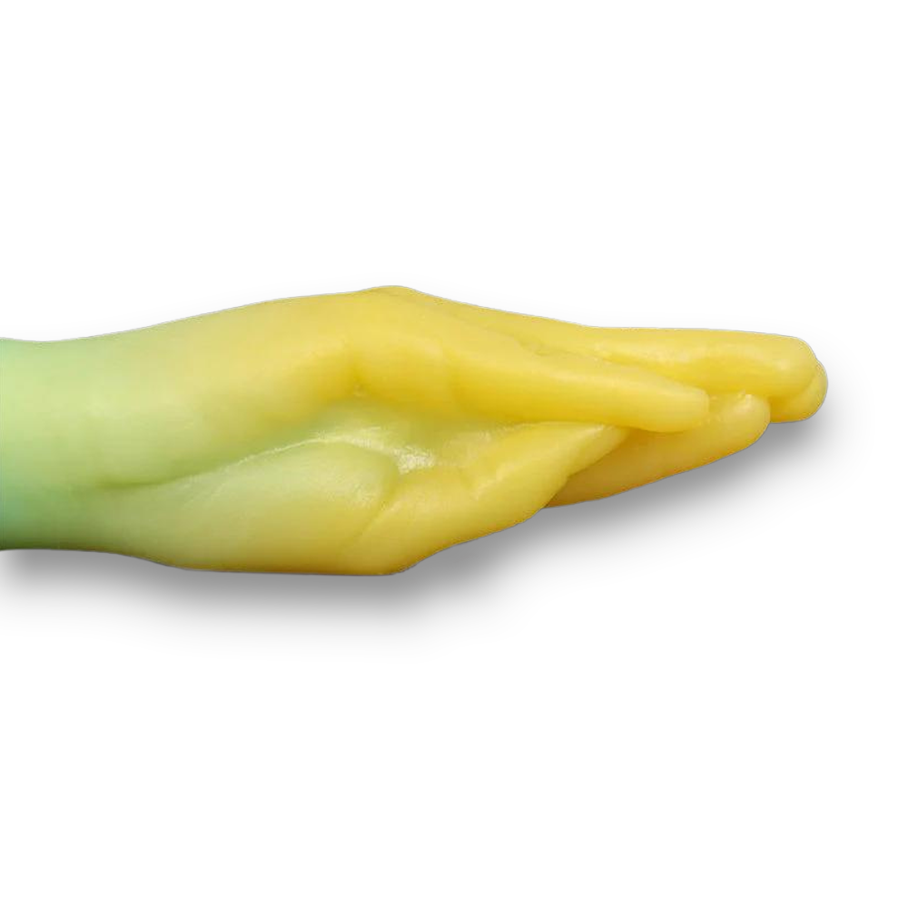 Whimsical Swirling Hand Double Ended Dildo