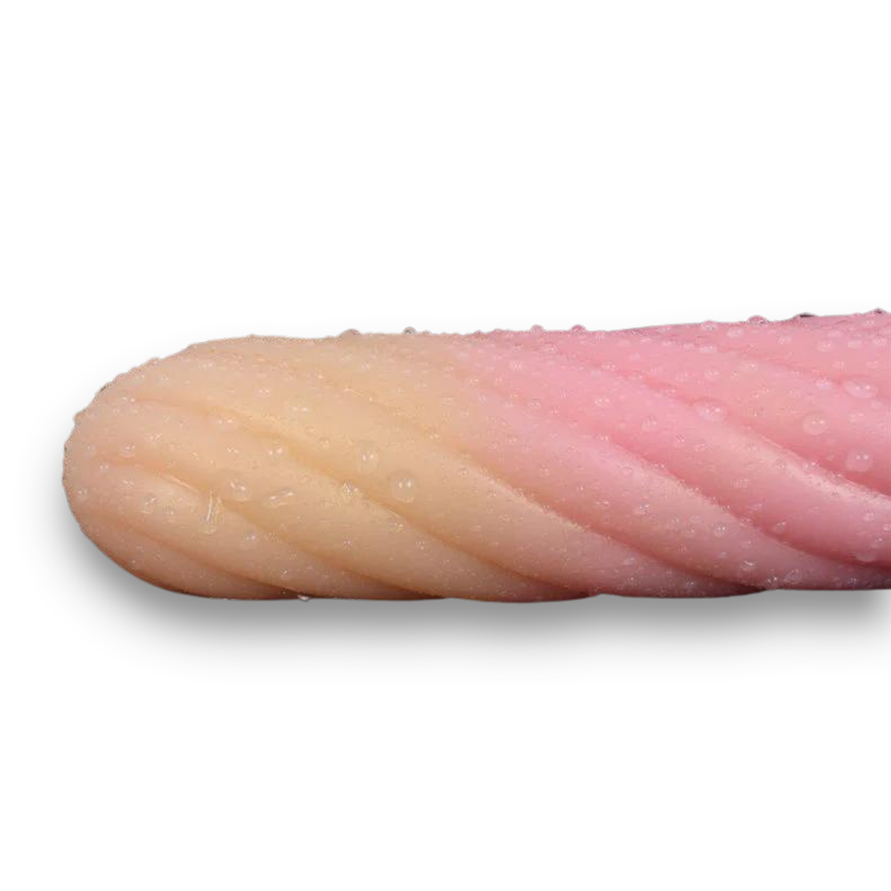 Whimsical Swirling Hand Double Ended Dildo