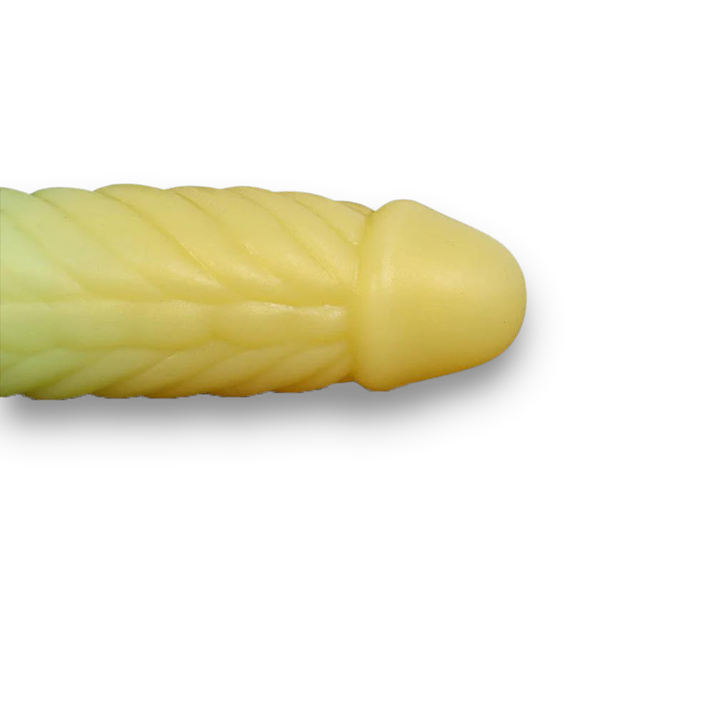 Whimsical Ribbed Double Ended Dildo