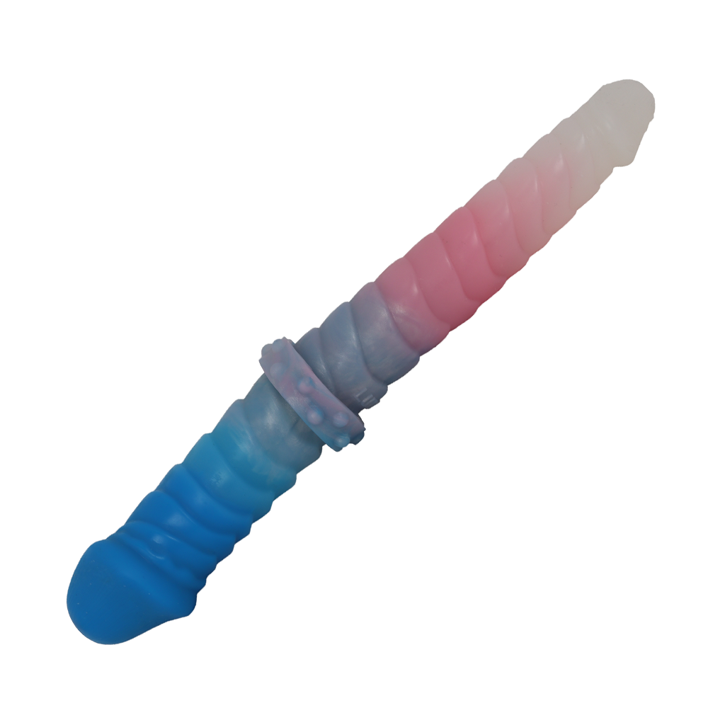 Dreamy Ribbed Double Ended Dildo