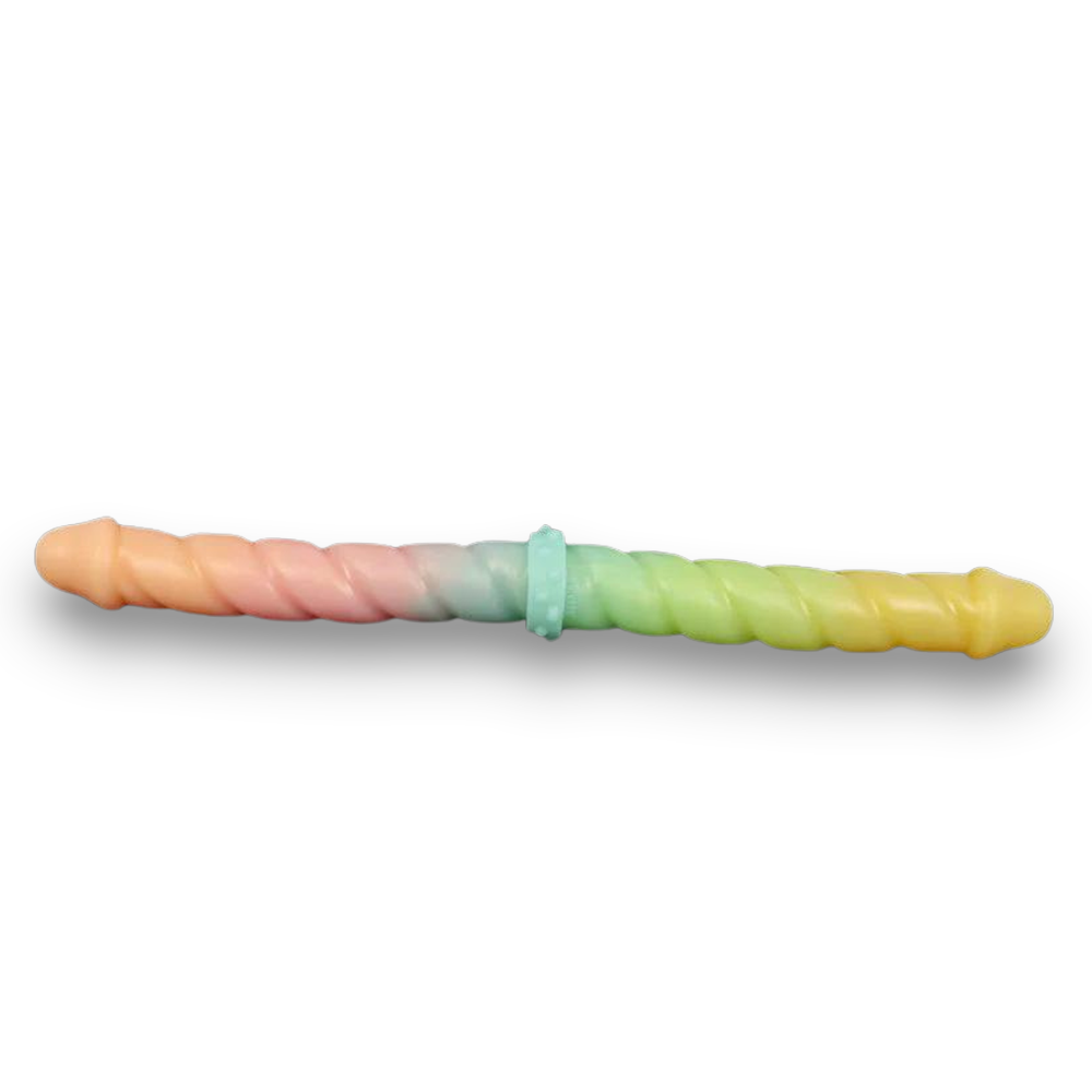 Whimsical Spiralled Double Ended Dildo